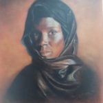 Portrait Artiste peintre Anderlecht Maure